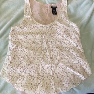 Talula lace and blush blouse